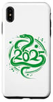 iPhone XS Max Happy Chinese New Year - Green Snake Symbol New Year 2025 Case