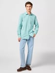 Wrangler One Pocket Regular Fit Gingham Cotton Shirt, Latigo Bay