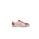 Vans Rouge Daim Femmes Basket Authentique