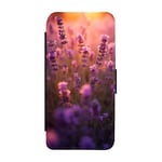 Blommor Lavendel Samsung Galaxy S21+ Plånboksfodral multifärg