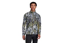 Adidas H32225 FAST AOP JKT Jacket Men's grey six/focus olive/white XS