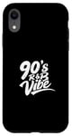 Coque pour iPhone XR Design de l'ère de la musique R&B Vibe des années 90