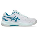 Asics Gel-Dedicate 8 GS Sneaker, Noir/Bleu (Black Tuna Blue), 36 EU