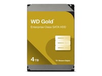 WD Gold WD4004FRYZ - Disque dur - Enterprise - 4 To - interne - 3.5" - SATA 6Gb/s - 7200 tours/min - mémoire tampon : 256 Mo