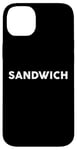 Coque pour iPhone 14 Plus T-shirt « Shirt That Says Sandwich » Simple City