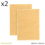 2 Piece Rectangle Felt Pads Furniture Self Adhesive Floor Protectors Heavy Duty