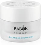BABOR SKINOVAGE Balancing Cream Rich, Rich Face Cream for Combination Skin, Matt