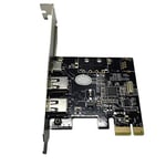 WOVELOT Firewire Card,PCIe Firewire 800 for Win10,3 Ports IEEE 1394 PCI Express Controller Card for Desktop PC Win 7