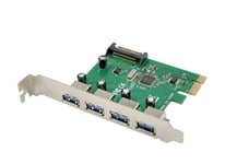 MicroConnect USB-adapter - PCIe 2.0 - USB 3.0 x 4