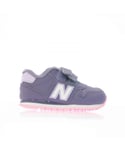 New Balance Girls Girl's 500 Hook and Loop Trainers in Purple - Size UK 2.5 Infant