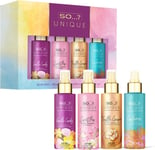 So…? Unique Mini Mist Womens Gift Set with Vanilla Candy, Sweet Pea, Truffle Ne