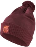 Nike FC Barcelona Beanie Removable Pom One Size New 879674-681