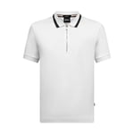 Hugo Boss Slim Fit Mercerised Polo Shirt Polston 33 White