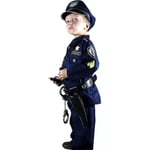 Deluxe Polis Cosplay Kostym Halloween Cosplay XS 3*4 år M 8*10 år