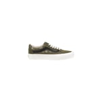 Vans Cuir Vert Femmes Basket Authentique