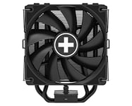 Xilence M705D Ventilateur CPU AMD et Intel Tower, AM5/AM4, LGA 2066/2011/1700/1200/1151/1150/1155/1156, TDP 220W, 2X Ventilateurs PWM Silencieux 120mm, idéal pour PC Gaming/Streaming/Render, Noir