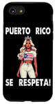 iPhone SE (2020) / 7 / 8 Puerto Rico Se Respeta Rubia Boricua Flag Queen Crown Case