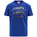 Kappa Argla Alpine F1 T-Shirt, Bleu, S Homme