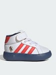 adidas x Disney Mickey and Friends Grand Court Mid Shoes Kids - White, White, Size 7 Younger