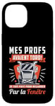 Coque pour iPhone 14 Routier Papy Camion Humour idée Cadeau Papa Routier Retraite