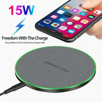 30W 20W 15W  Fast Wireless Charger Mat Charging Pad For Apple iPhone 13 Pro 12