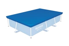 Bestway Poolöverdrag Flowclear 259x170 cm - Blå Övriga pooltillbehör Plast