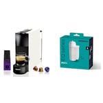 Nespresso Krups XN1101 Essenza Mini Machine à Capsules de Café | 1260W | blanc | 0,7 litre et filtre à eau Siemens BRITA Intenza TZ70033A