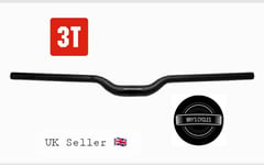 3T Team Stealth Carbon Riser Bars 700mm x 31.8mm - 30mm Rise Handlebar RRP £125!