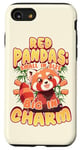 Coque pour iPhone SE (2020) / 7 / 8 Pandas rouges : petit en taille, grand en charme, panda rouge