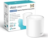 Deco WiFi 6 Mesh AX3000Mbps Deco X50(1-pack),Système WiFi 6 pour Toute la Maison,Couverture de 230¿,Installation Facile,Contrôle Parental,Compatible avec toutes les Box Fibre