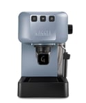 GAGGIA EG2109 GREY Machine manuelle à café expresso, café en poudre ou gaufres, 100% conçue et fabriquée en Italie, système POD pour expressi crémeux avec dosettes, pré-perfusion automatique, 15 bar