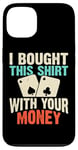 Coque pour iPhone 13 Jeu de cartes de poker Jetons de jeu Bluff