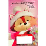 Simon Elvin With Love Daughter Christmas Card (Pack of 6)