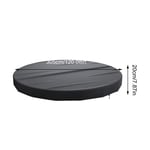 Couverture de Piscine Ronde Pliable et Étanche de 6/8/10/15/18 Pieds,Anti-Poussière pour Piscine Hors Sol,pour Jacuzzi,Tramimmersion avec Structure - Type 10FT