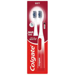 Colgate 360 Sonic Max White Battery Powered Toothbrush cleans in 4 ways and polishes teeth surface for a healthy, whole mouth clean with a replaceable head and a battery