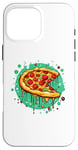 Coque pour iPhone 16 Pro Max Pelle à pizza Pepperoni Splash Fun