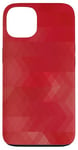 Coque pour iPhone 13 Rouge abstrait