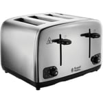 Russell Hobbs Stainless Steel Brushed/Polished 4 Slice Toaster