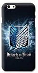 Cokitec Case for iPhone 6/6S Manga Attack on Titan Design Black