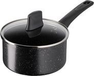 Tefal Titanium Stone Saucepan 18 cm + Lid, High-Performance Non-Stick Coating,