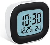 HOMVILLA Alarm Clock, Bedside Alarm Clocks Battery Operated - Digital Clock with