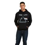 Pink Floyd Mens - The Dark Side Of The Moon - Pullover Hood- Black