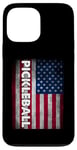 iPhone 13 Pro Max Pickleball American Flag USA Pickle Ball Player Patriotic Case