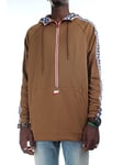 Nike AJ2296 Sweatshirt à Capuche Homme, Marron/Rouge, M