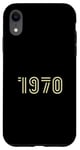 iPhone XR 1970 Print - Your Iconic Year Framed Case