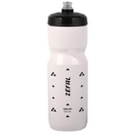 ZEFAL Sense Soft 80 Bidon Velo et VTT - Gourde Sport Souple et Inodore - Bidon Eau Sans BPA - Tetine Silicone - Blanc, 800 ML