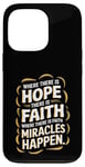 iPhone 13 Pro Where there is hope there is faith christian black women Case