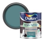 Dulux Simply Refresh Multi Surface Eggsgell Paint - Teal Voyage - 750ML