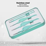 5pcs Blackhead Remover Tool Fine Tips Stainless Steel Pimple Popper Removing SDS