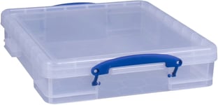 Really Useful Plastic Storage Box 7 Litre Clear,40Lx35Wx8.5D CM